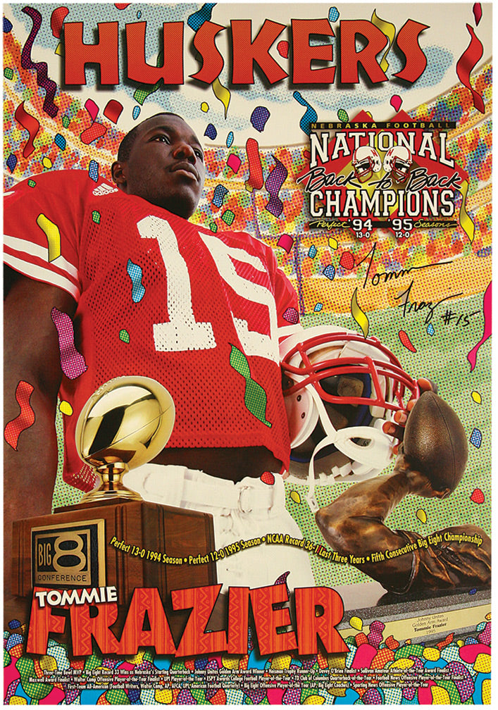 Tommie Frazier 1995 Poster