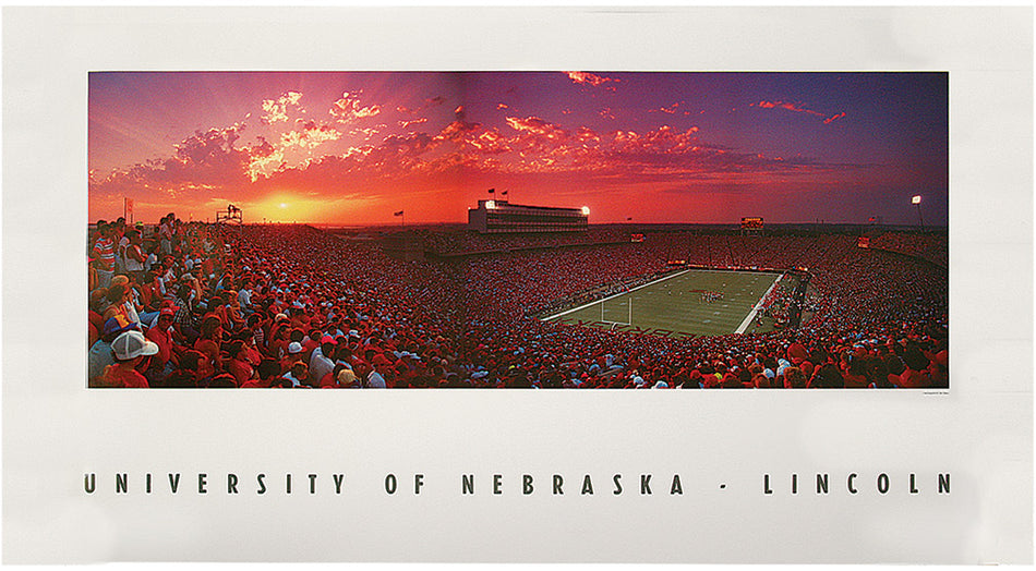 Stadium At Sunset Print