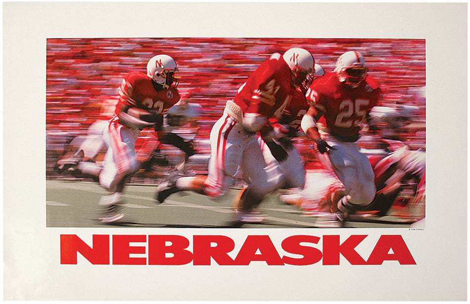 1980's Husker Attack Print