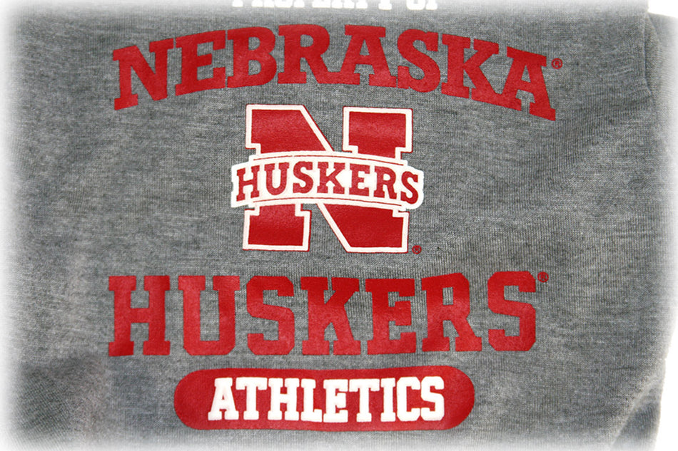 Grey Nebraska Pet Jersey Tee