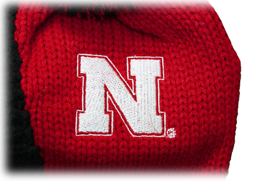 Nebraska Knit Pet Cap