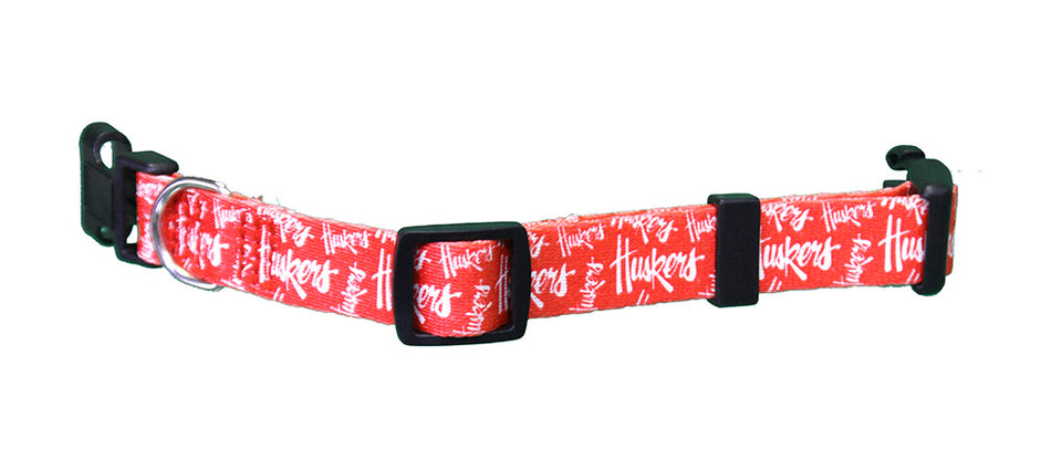 Nebraska Team Pet Collar
