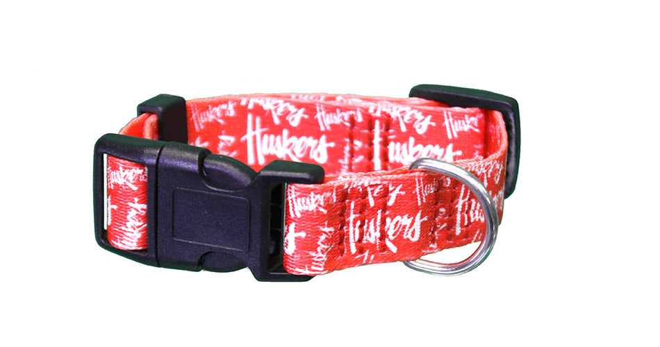 Nebraska Team Pet Collar