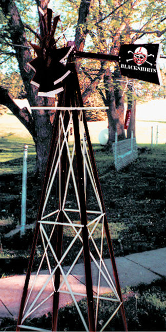 8 Feet Tall Blackshirts Windmill