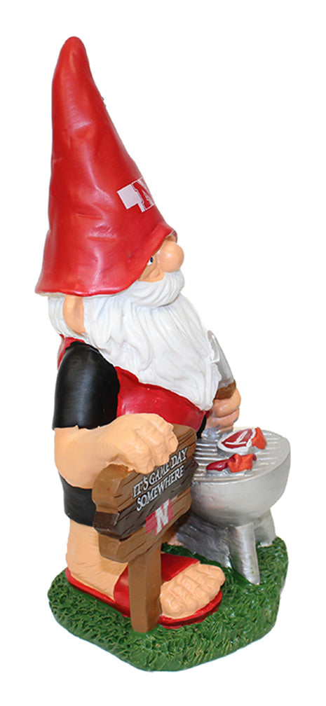 Conrhusker BBQ Garden Gnome