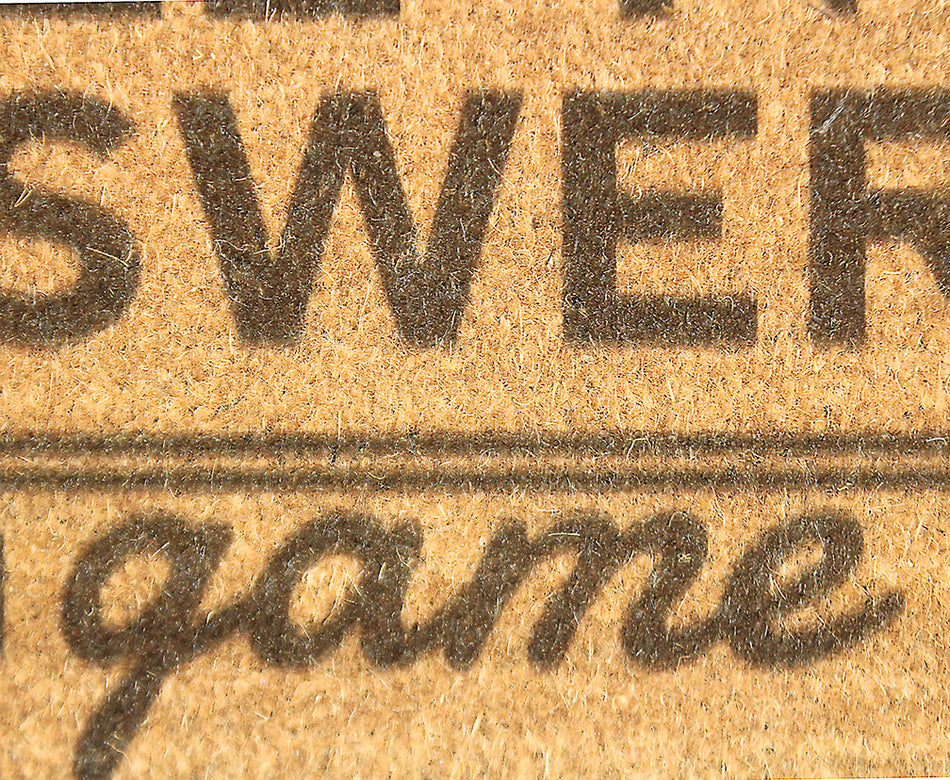 Nebraska Will Not Answer Coir Doormat