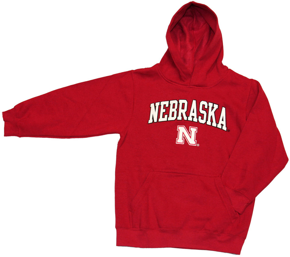 Youth Fleece Hoodie Red