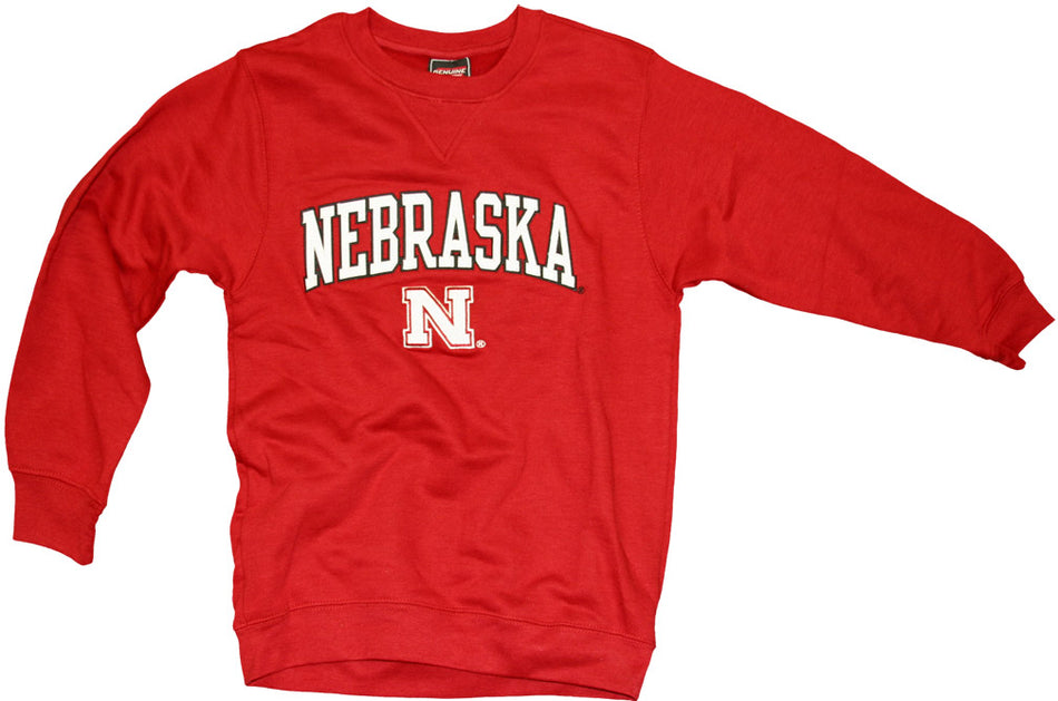 Fleece Crew Red Youth
