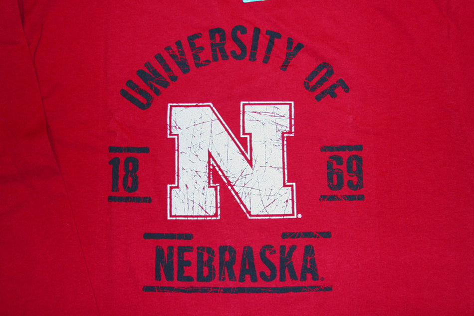 Boys Youth Long Sleeve University Nebraska Tee