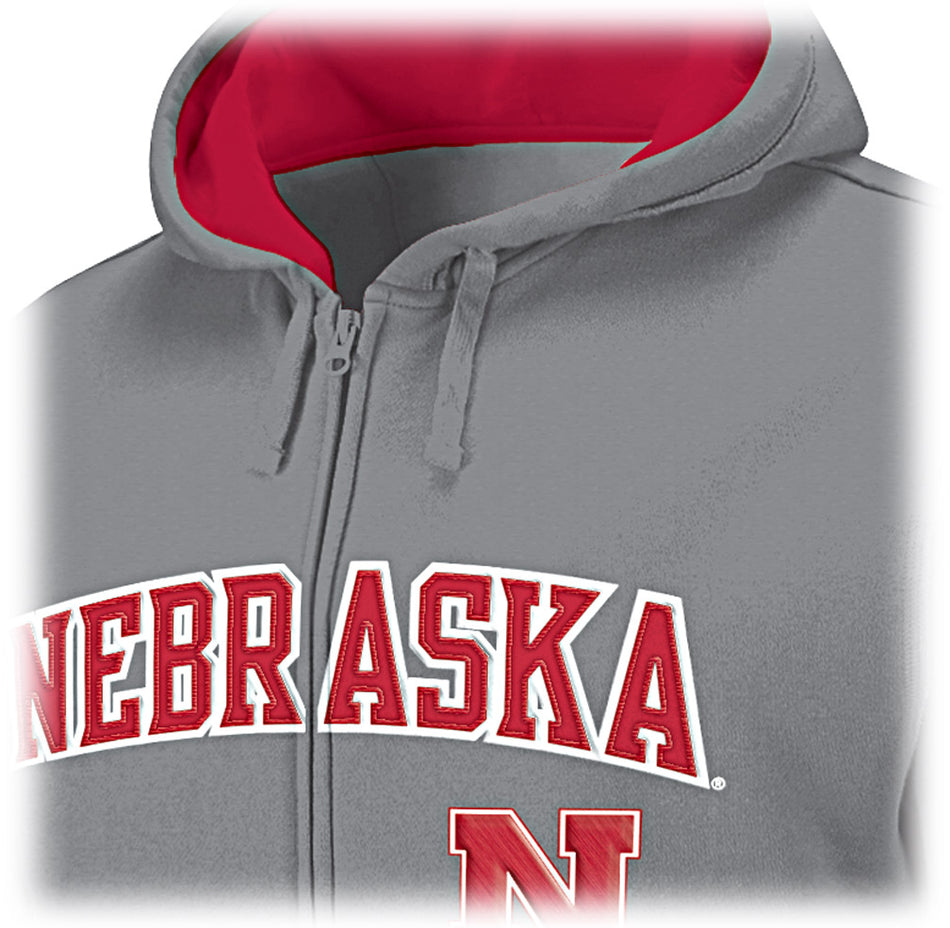 Youth Charcoal Game Day Full Zip Hood