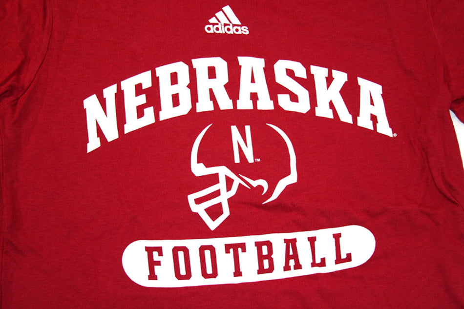 Adidas Youth Husker Football Tee