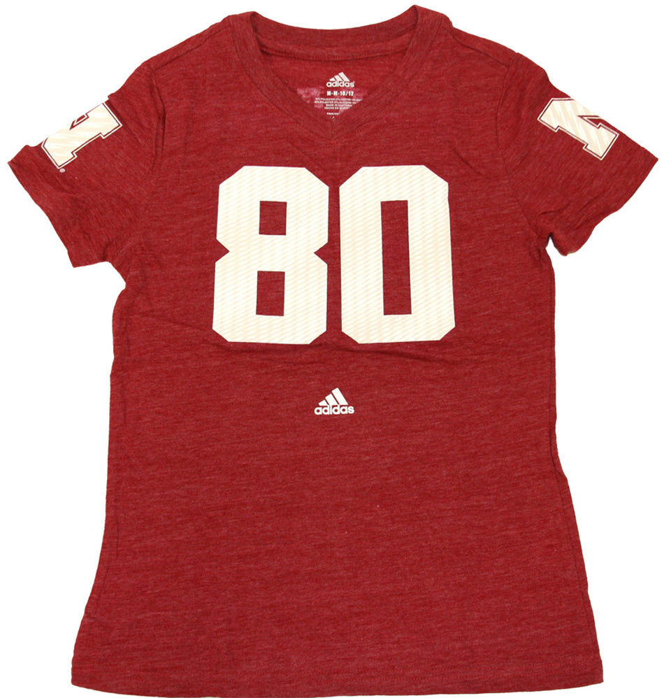 Adidas Girl's Husker "Jersey" Tee