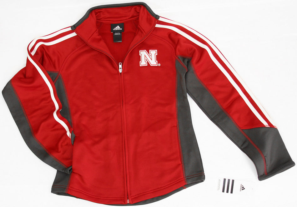 Adidas Huskers Youth Full Zip Jacket