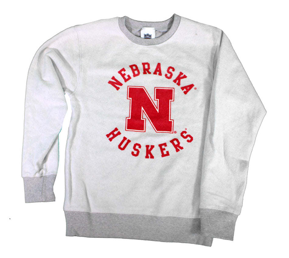 Youth Huskers Reversible Fleece Crew
