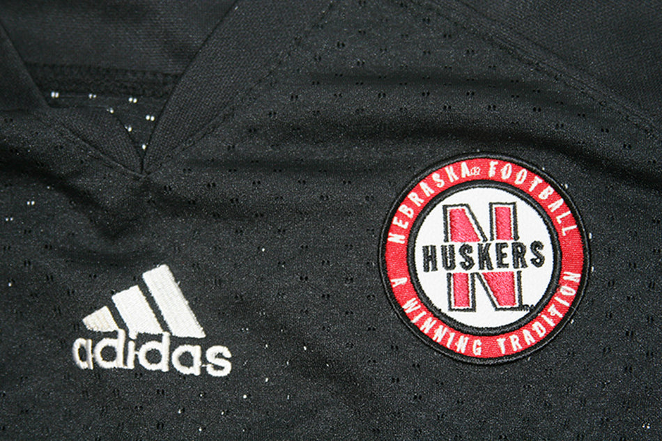 Youth Adidas Black Customized Jersey