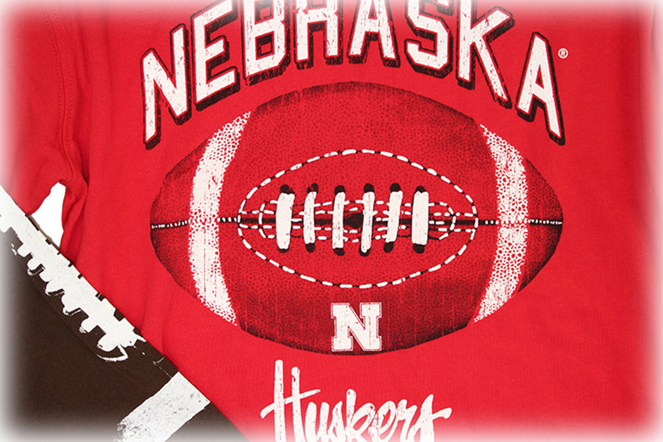 Youth Nebraska Huskers Football LS Tee