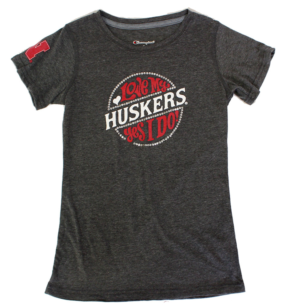 Girls Love Huskers Champ Tee