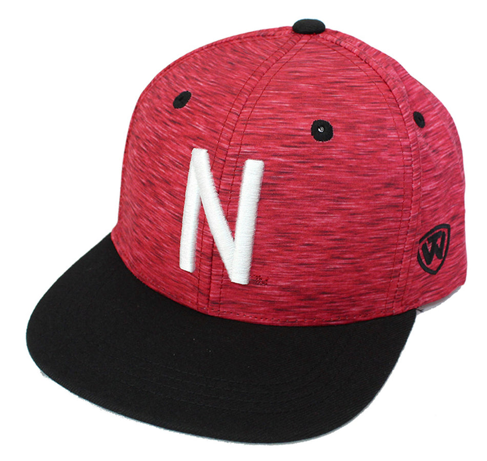 Youth Go Big Red Energy Flat Snapback
