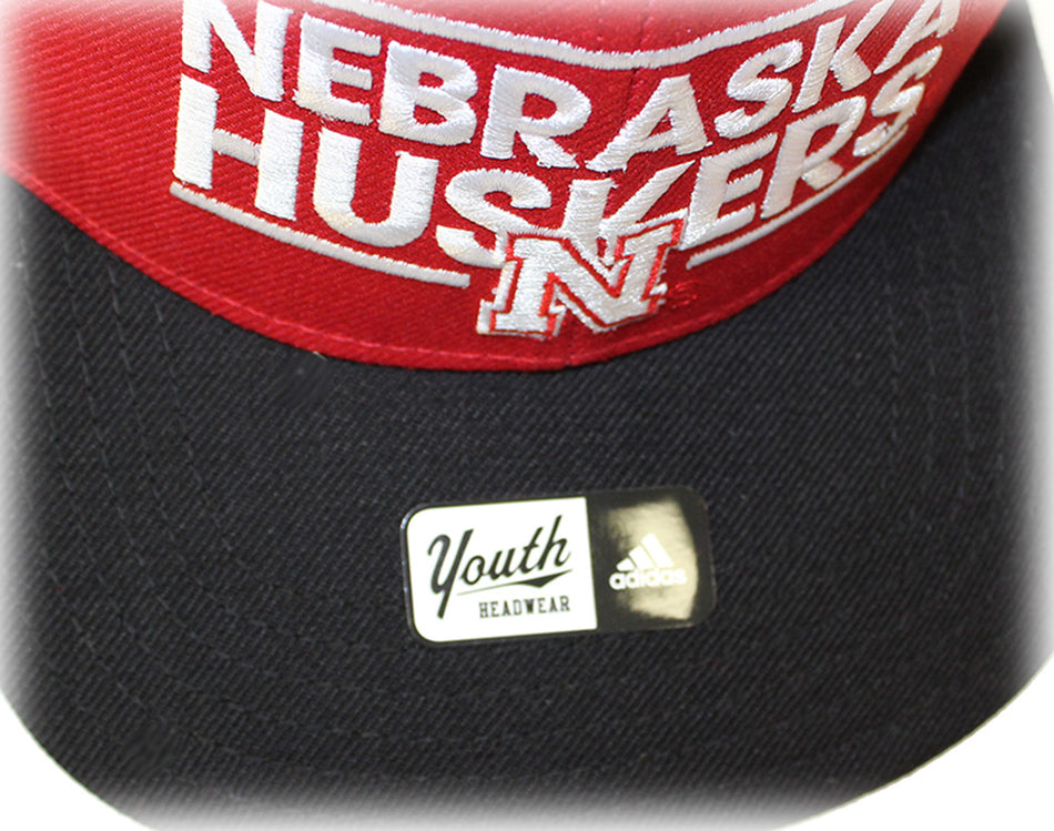 Adidas Youth Nebraska Huskers Snapback