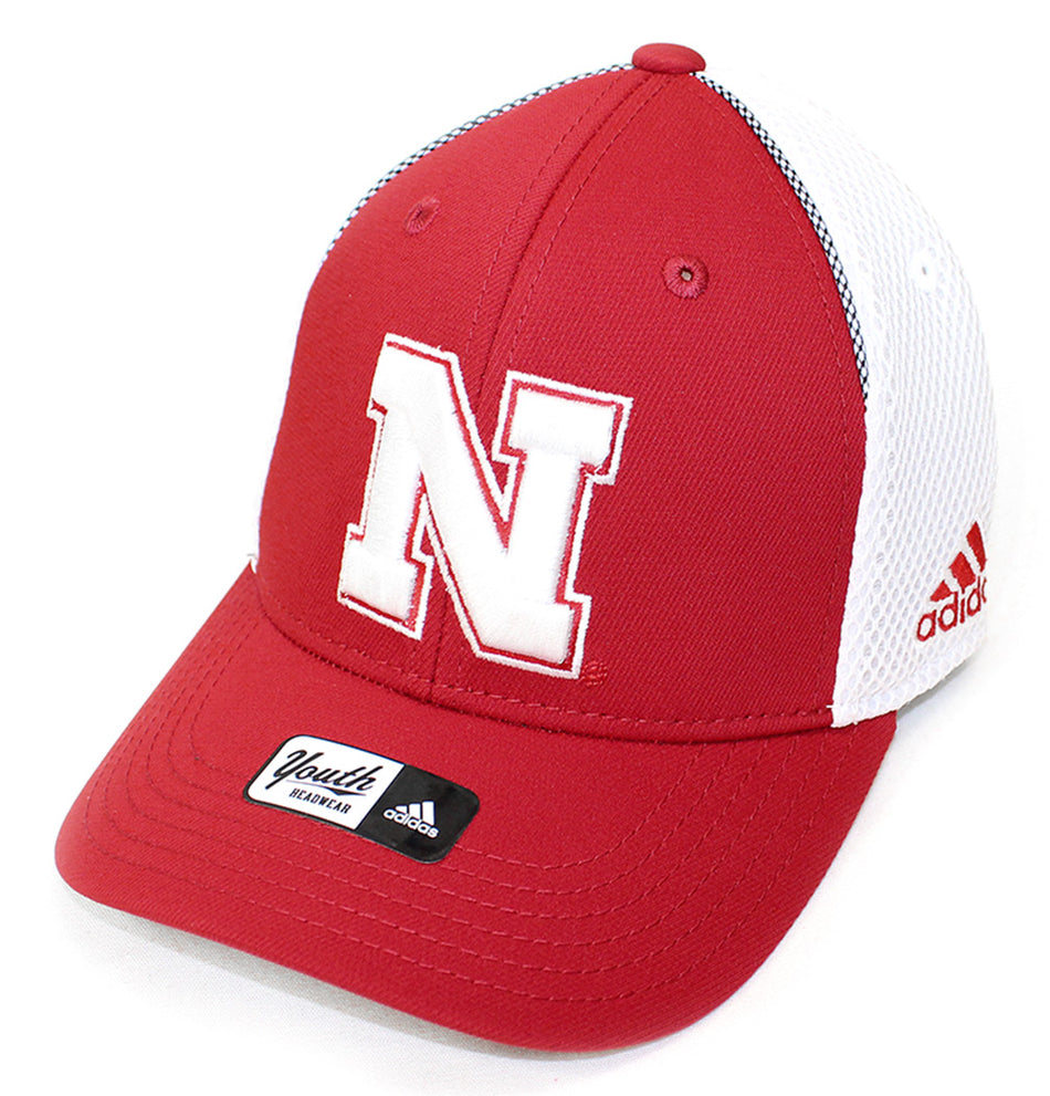 Adidas Nebraska Youth Game Time Cap