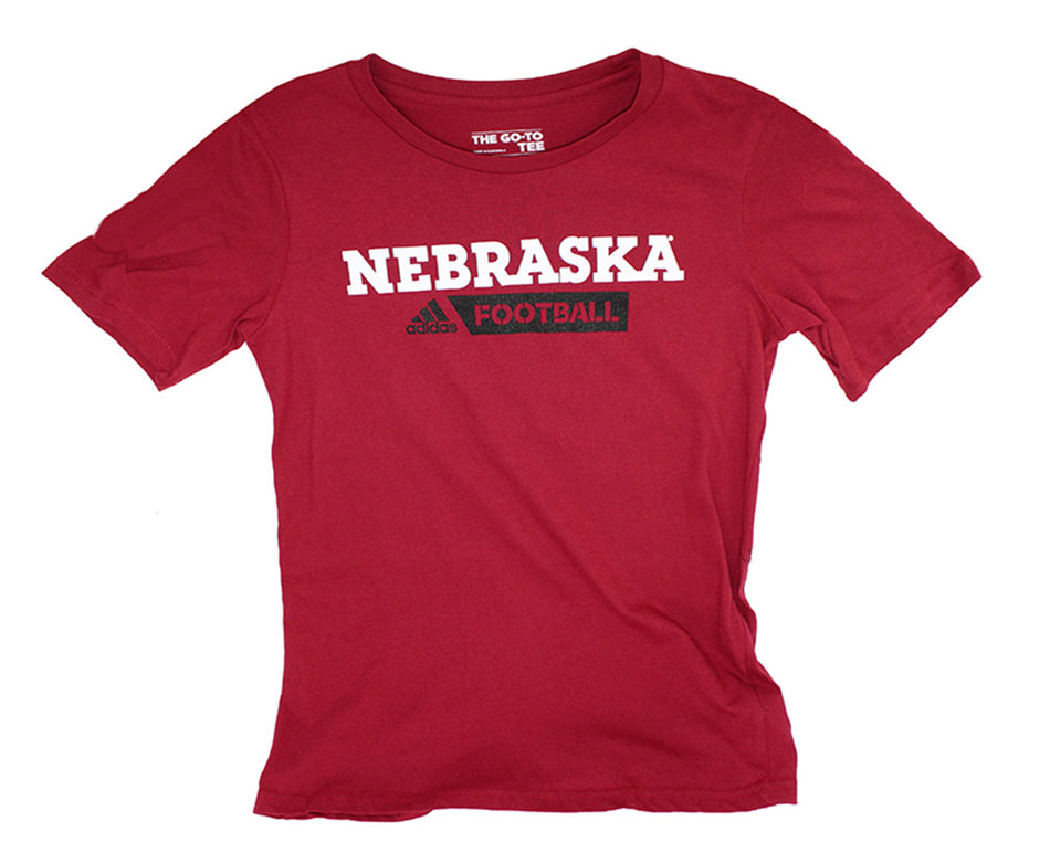 Adidas Youth Nebraska Gridiron Tee