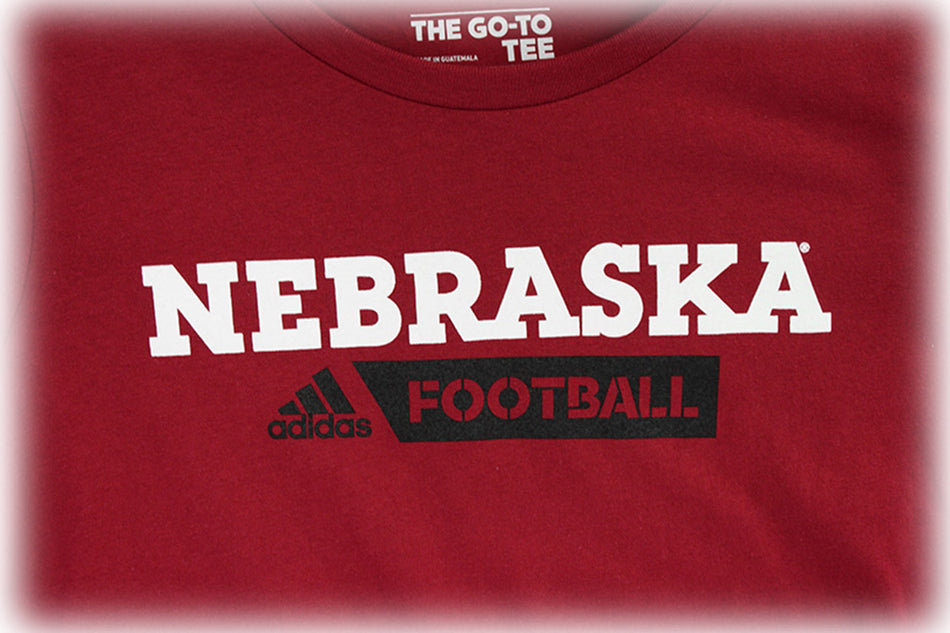 Adidas Youth Nebraska Gridiron Tee