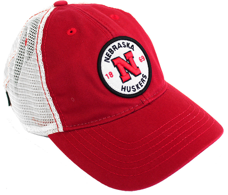 Youth Nebraska Cornhuskers Circle Patch Hat