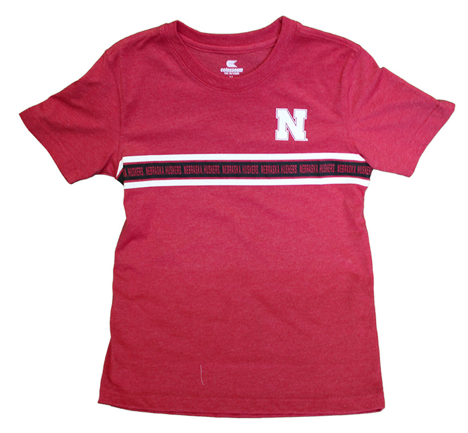 Nebraska Youth Danny Stripe Tee