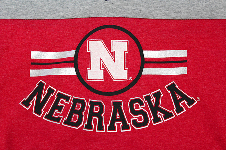 Nebraska Youth Girls Stripe Jersey Tee