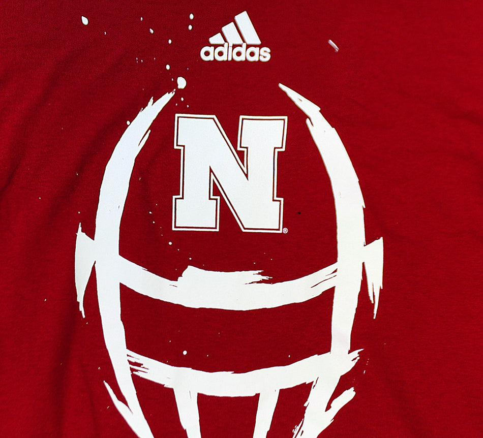Adidas Youth Huskers Helmet LS Tee