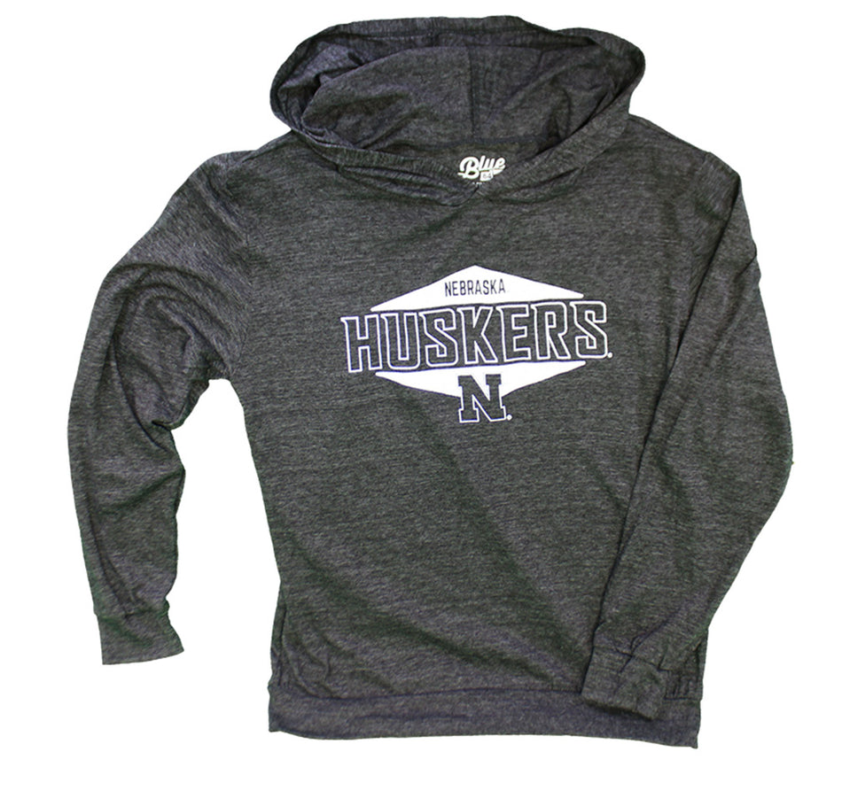 Youth Nebraska Huskers LS Hooded Tee