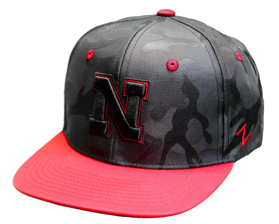 Youth Nebraska Poly Camo Hat