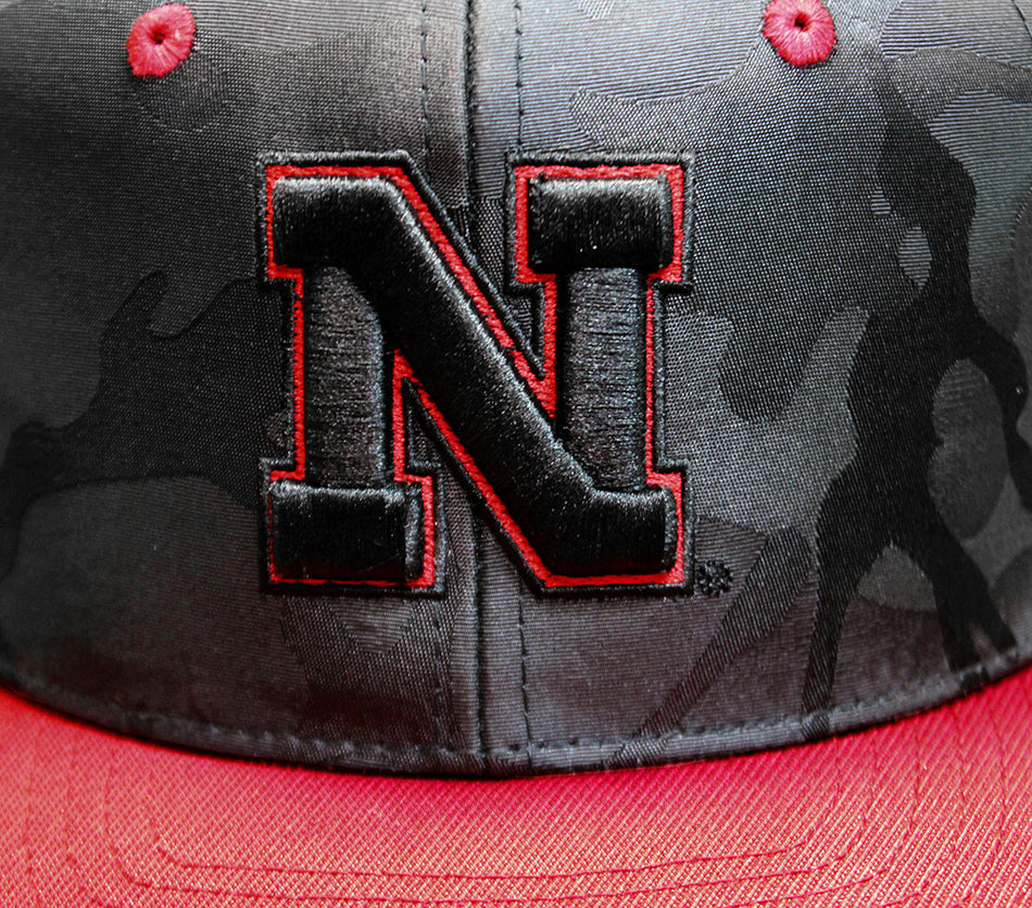 Youth Nebraska Poly Camo Hat