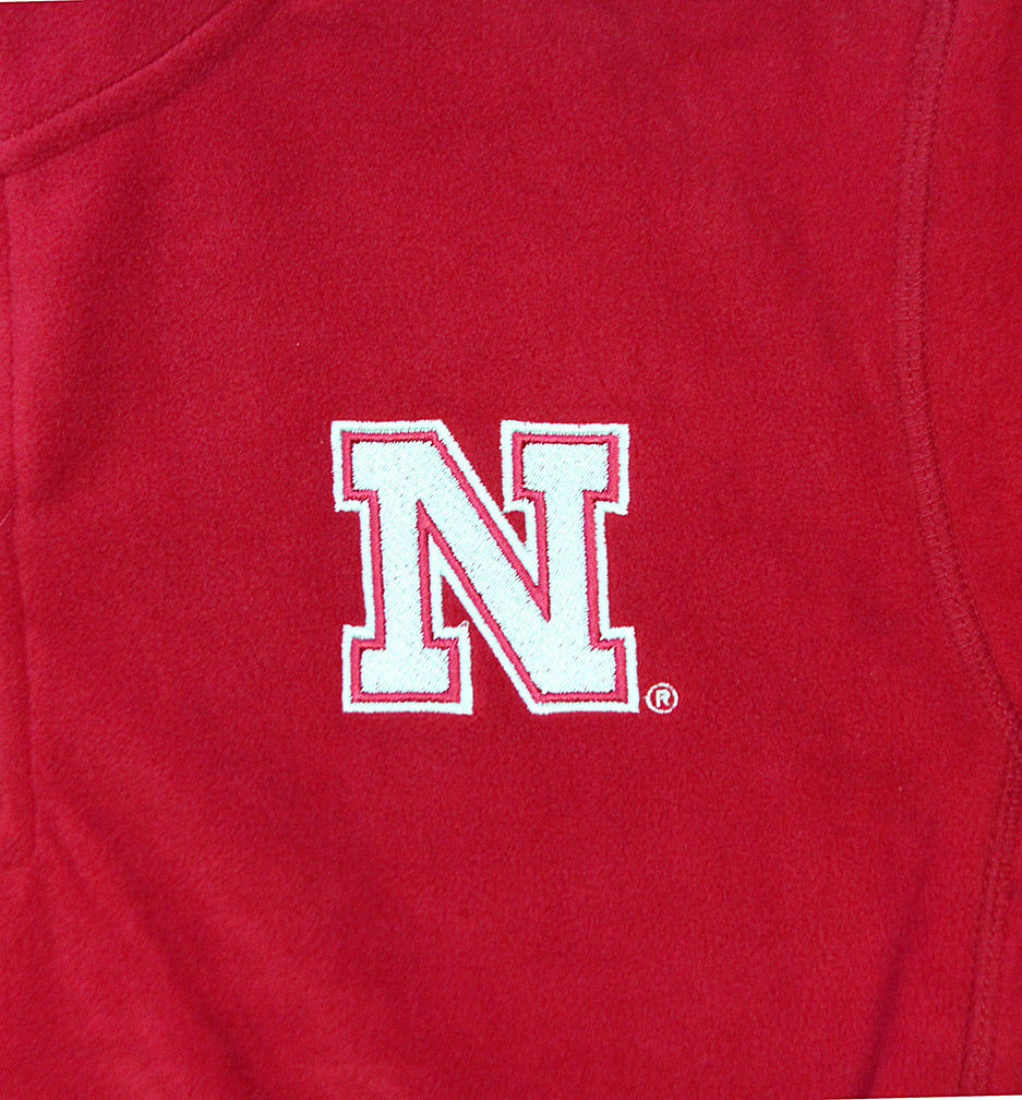 Youth Huskers Artic Fleece Quarter Zip Pullover