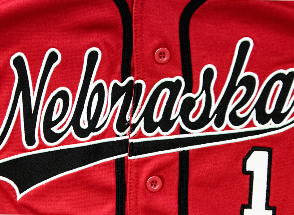 Youth Nebraska Bam Baseball Jersey