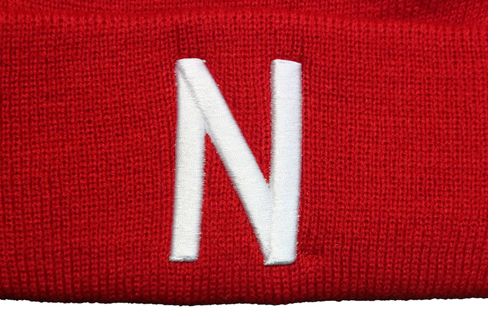 Youth Iron N Huskers Cuffed Knit Beanie