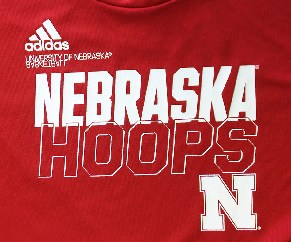 Adidas Youth Nebrasketball On Court Tee