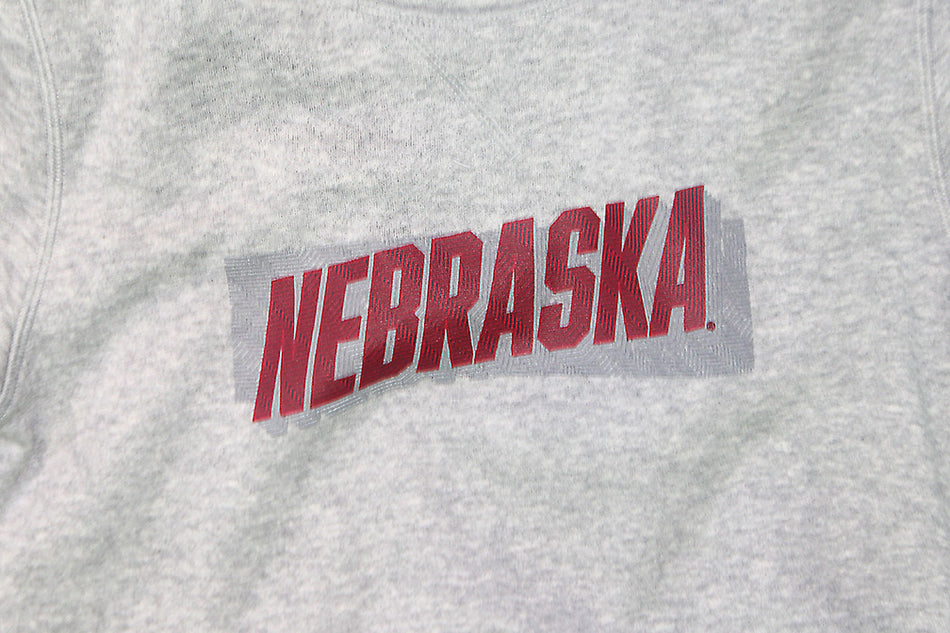 Adidas Youth Nebraska Fleece Crew