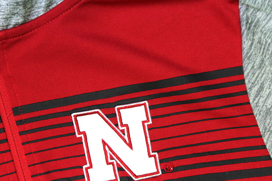 Youth Boys Nebraska Fidelity Quarter Zip Windshirt