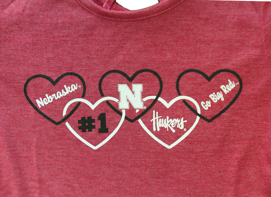 Youth Girls Nebraska Love To Laugh Strappy Top