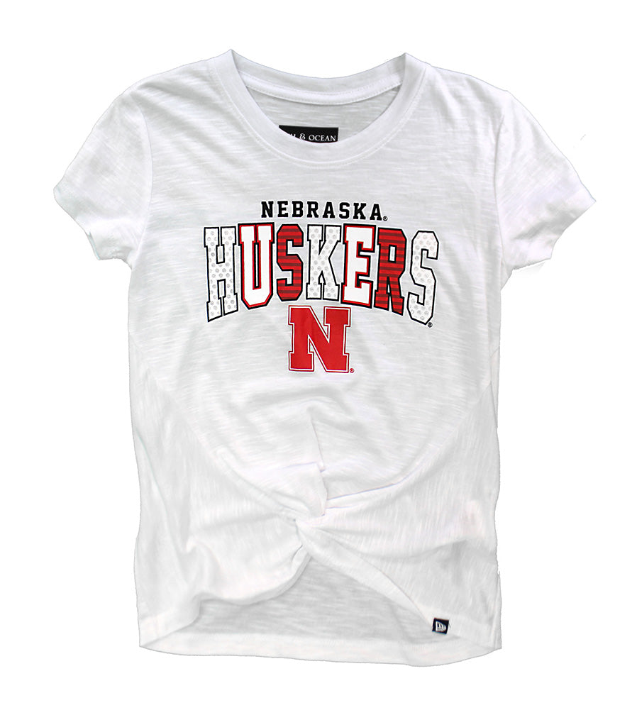 Youth Gals Nebraska Huskers Twist Tee