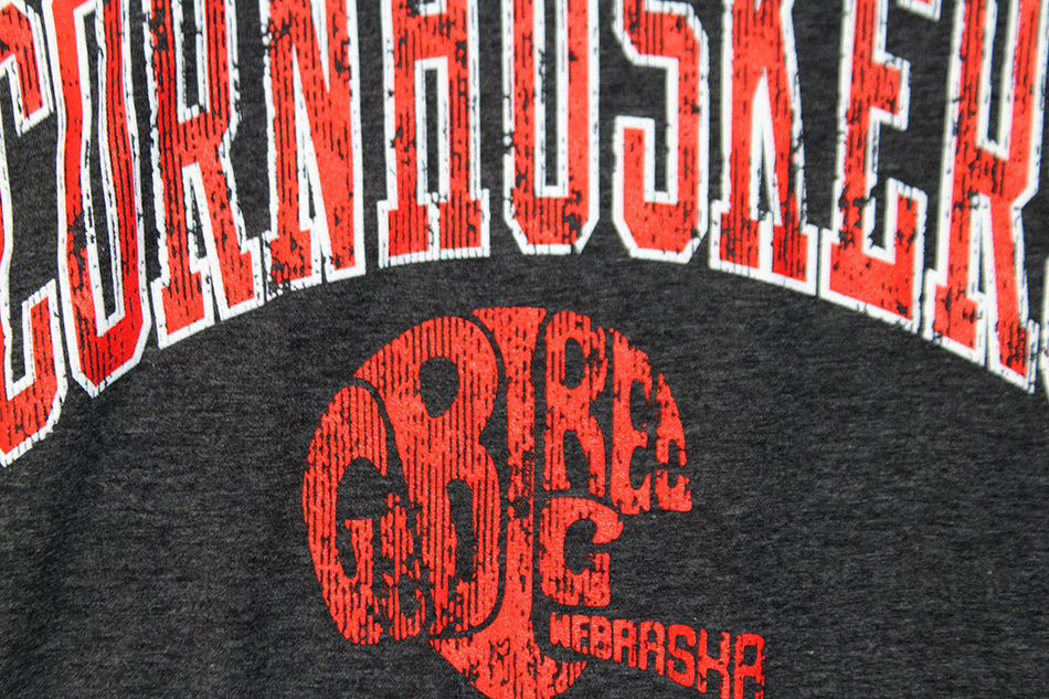 Youth Boys Cornhuskers Big Red Helmet Tee