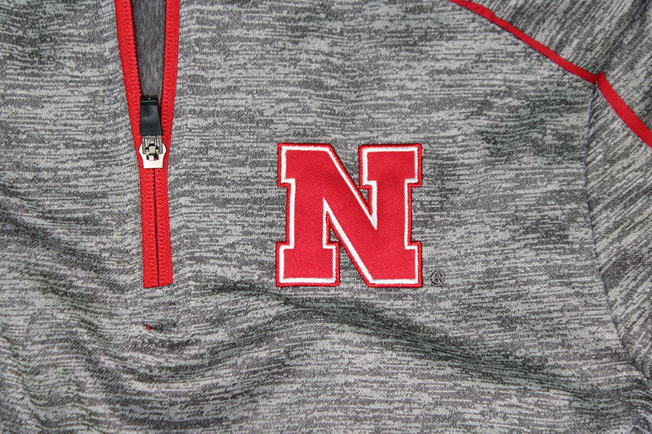 Boys Nebraska Sloolunkas Quarter Zip Windshirt