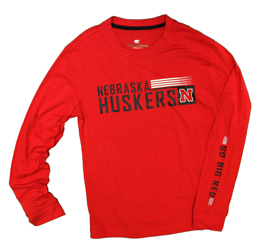 Youth Boys Nebraska Huskers GBR LS Tee