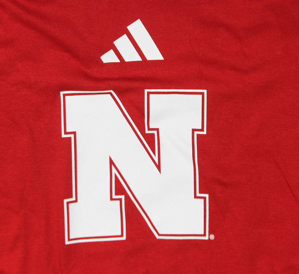 Adidas Youth Nebraska Locker Fresh Tee