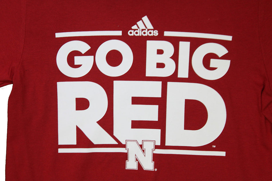 Adidas Youth Boys Red Go Big Red Tee