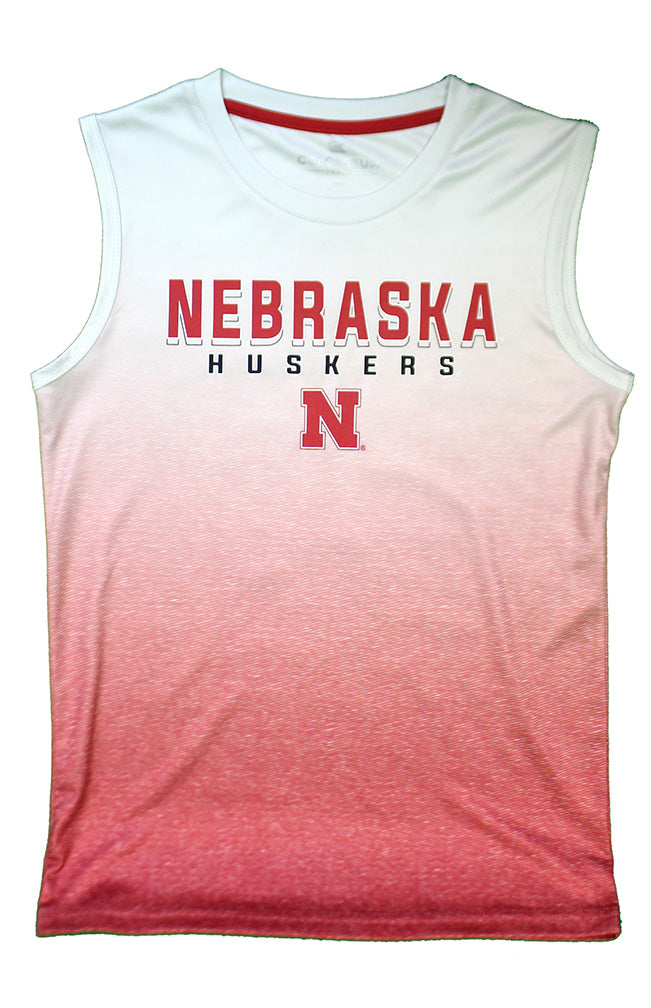 Youth Boys Nebraska Max Muscle Tee