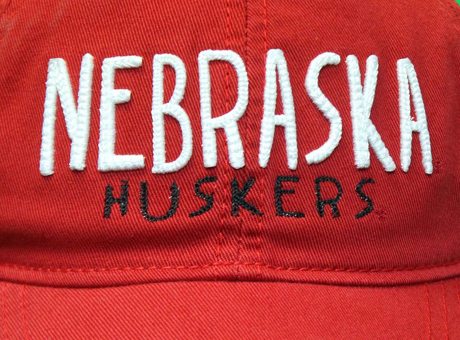 Youth Nebraska Huskers Adjustable Strapback