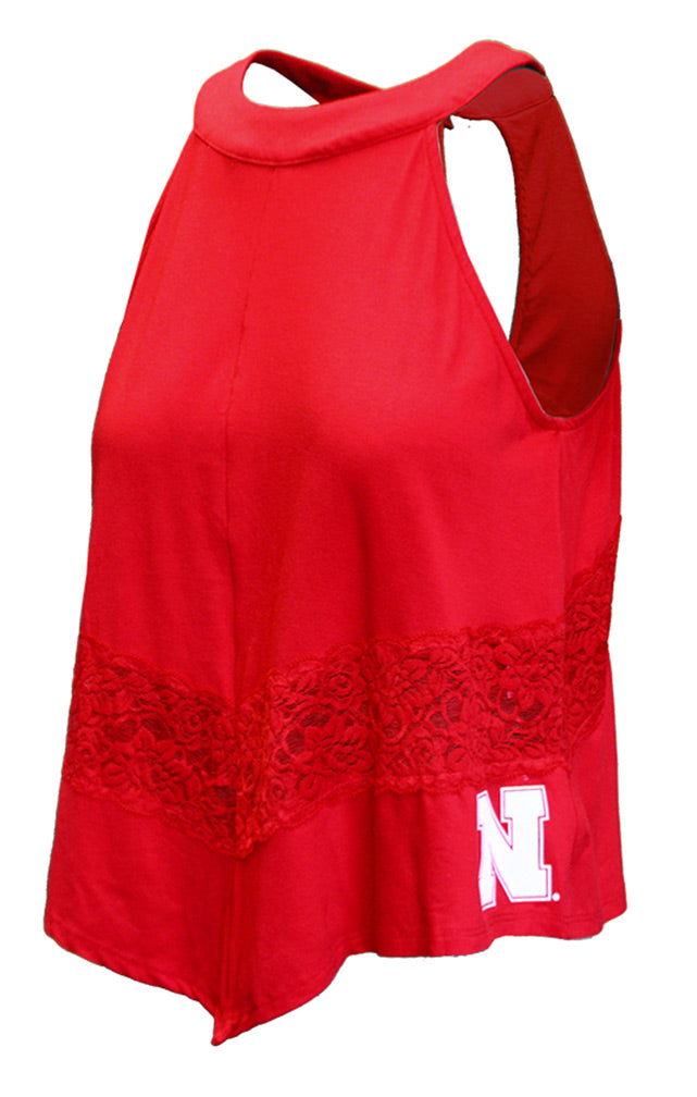 Womens Lace Inset Tank