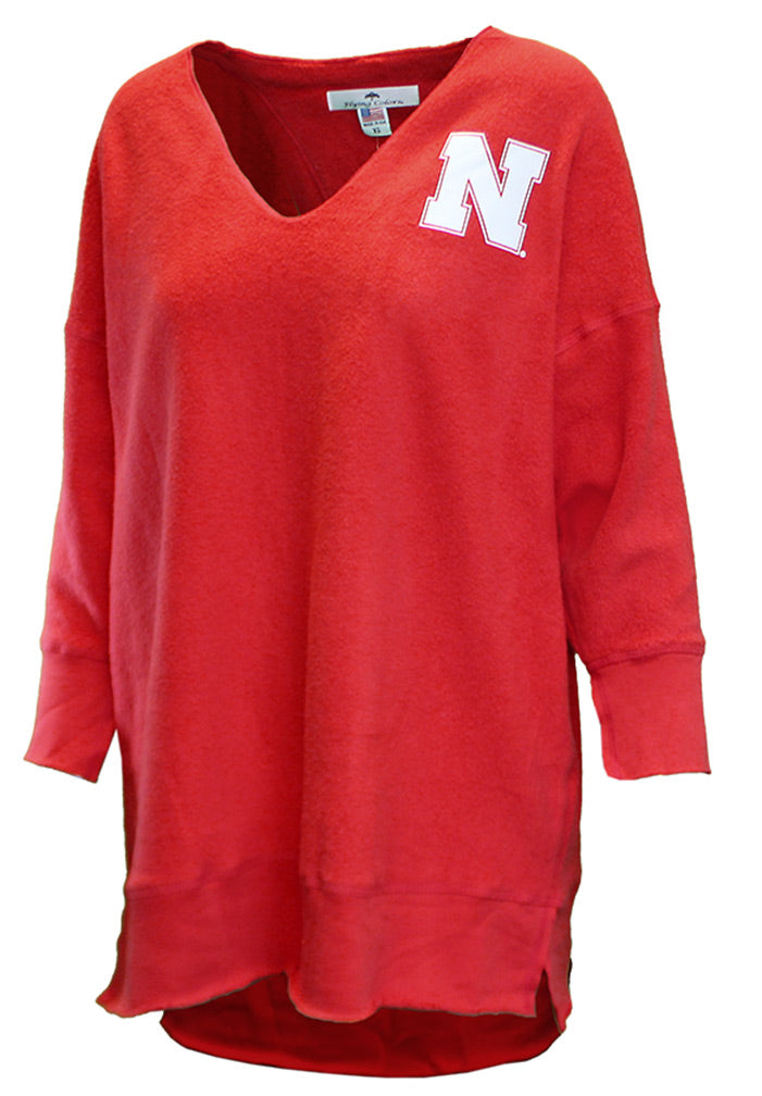 Womens Nebraska Taylor Sherpa Tunic